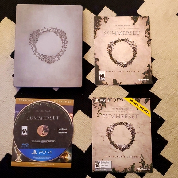 Elders Scroll Summerset PS4 Game & Steelbook Case 🔥 Code not used 🔥 - Picture 2 of 6
